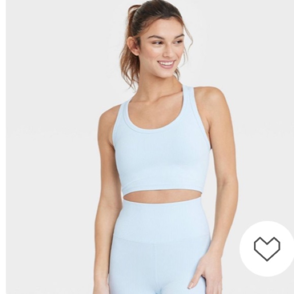 All in Motion™ Ribbed Set Ultra high rise Leggings and light support bra…